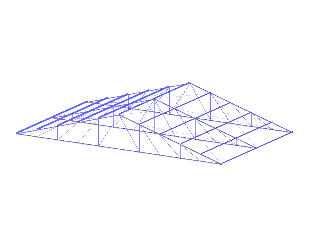 Dachkonstruktion aus Metall