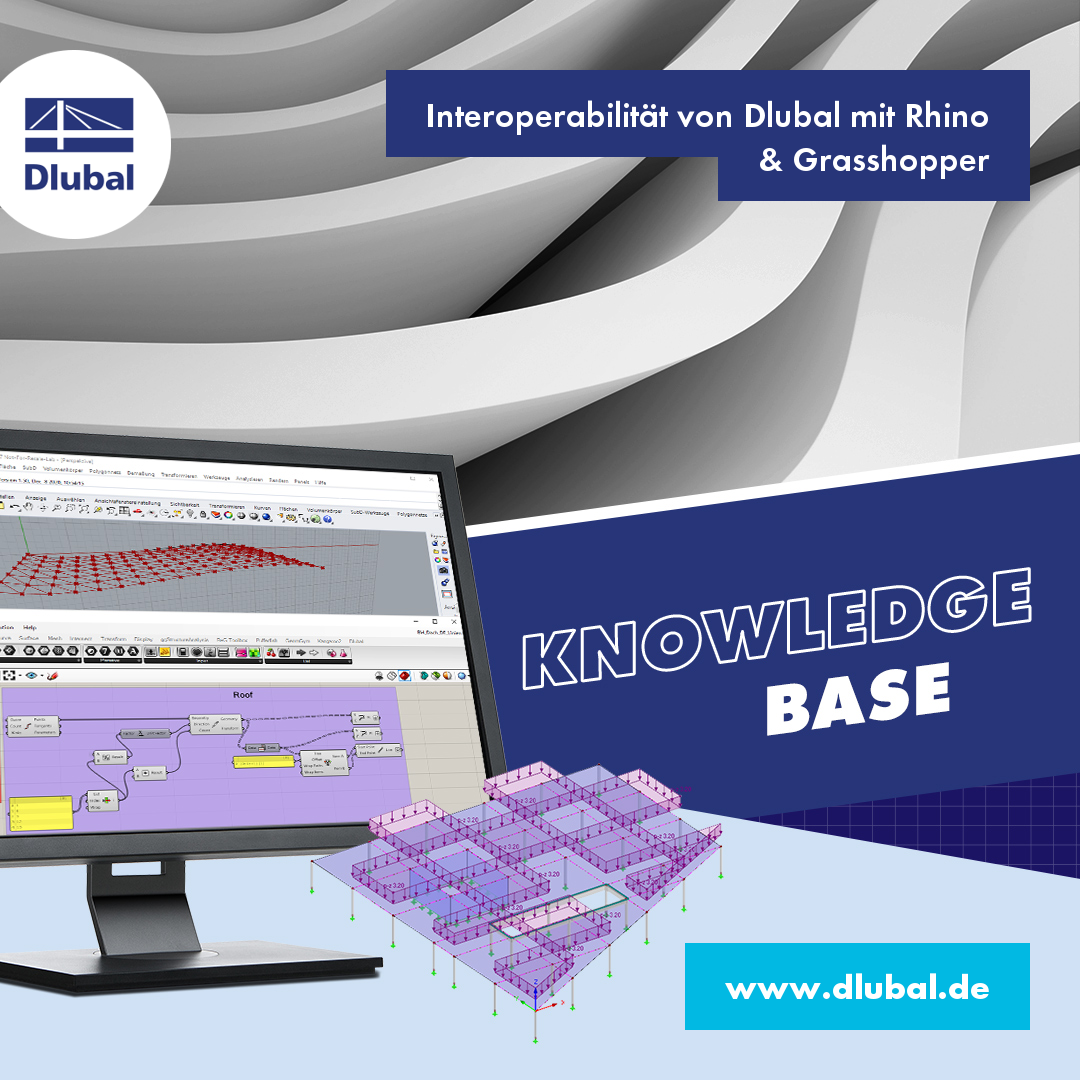 Interoperabilität von Dlubal mit Rhino \n & Grasshopper