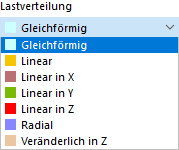 Lastverteilung auswählen