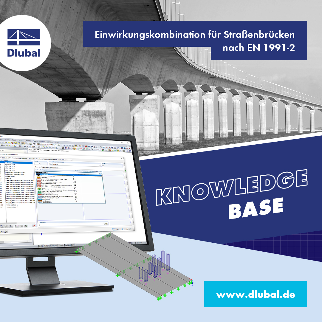Einwirkungskombination für Straßenbrücken nach EN 1991-2