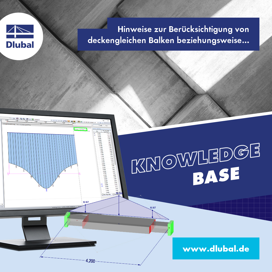 Hinweise zur Berücksichtigung von deckengleichen Balken beziehungsweise von unterbrochenen Deckenlagerungen im Stahlbetonbau