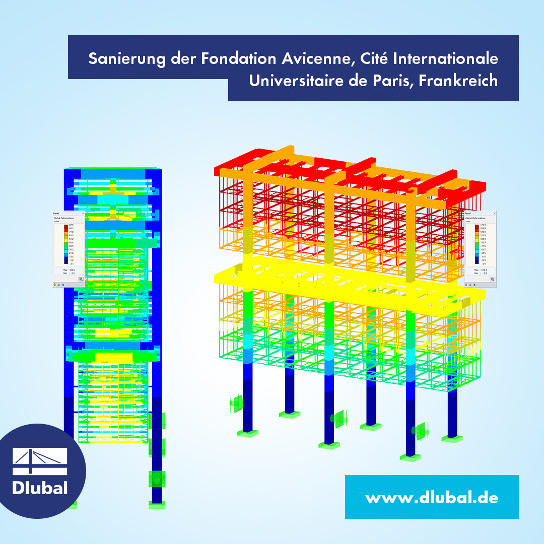 Sanierung der Fondation Avicenne, Cité Internationale Universitaire de Paris, Frankreich