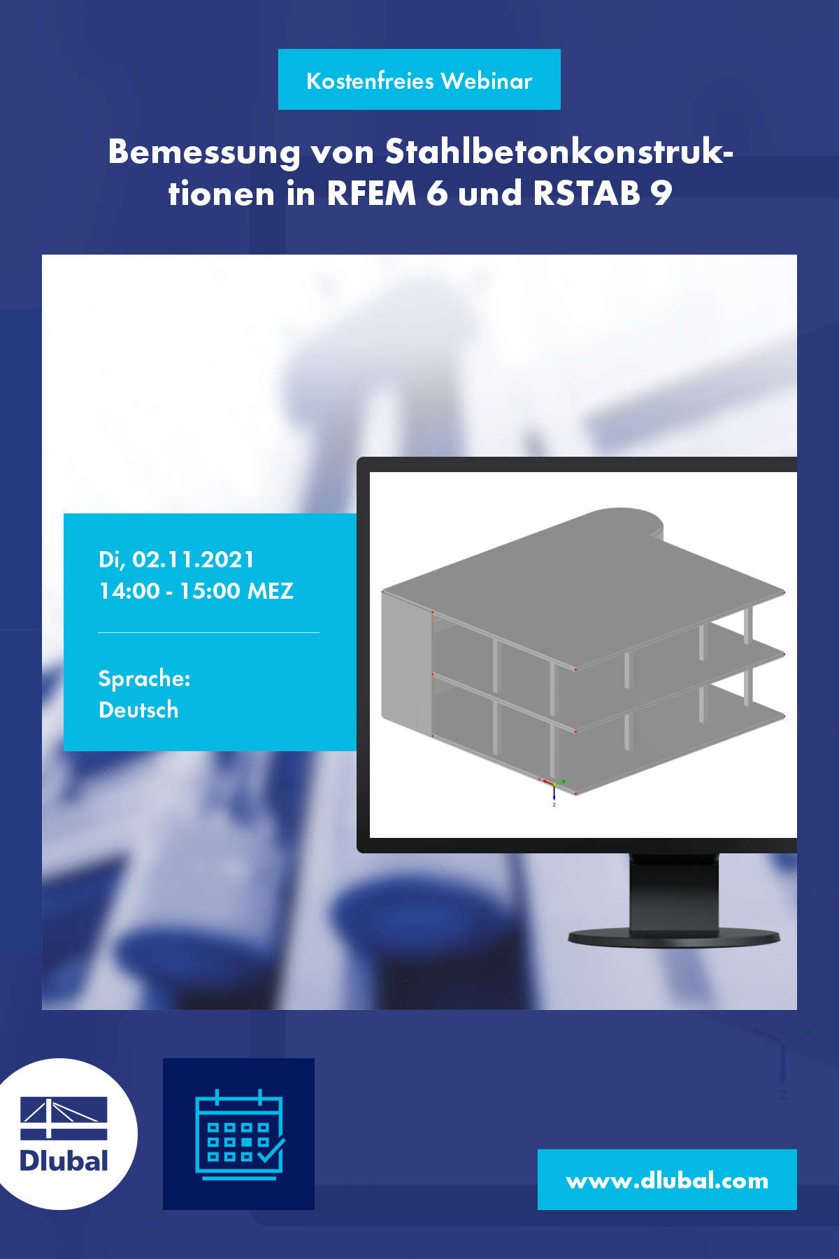 Bemessung von Stahlbetonkonstruk- \n tionen in RFEM 6 und RSTAB 9