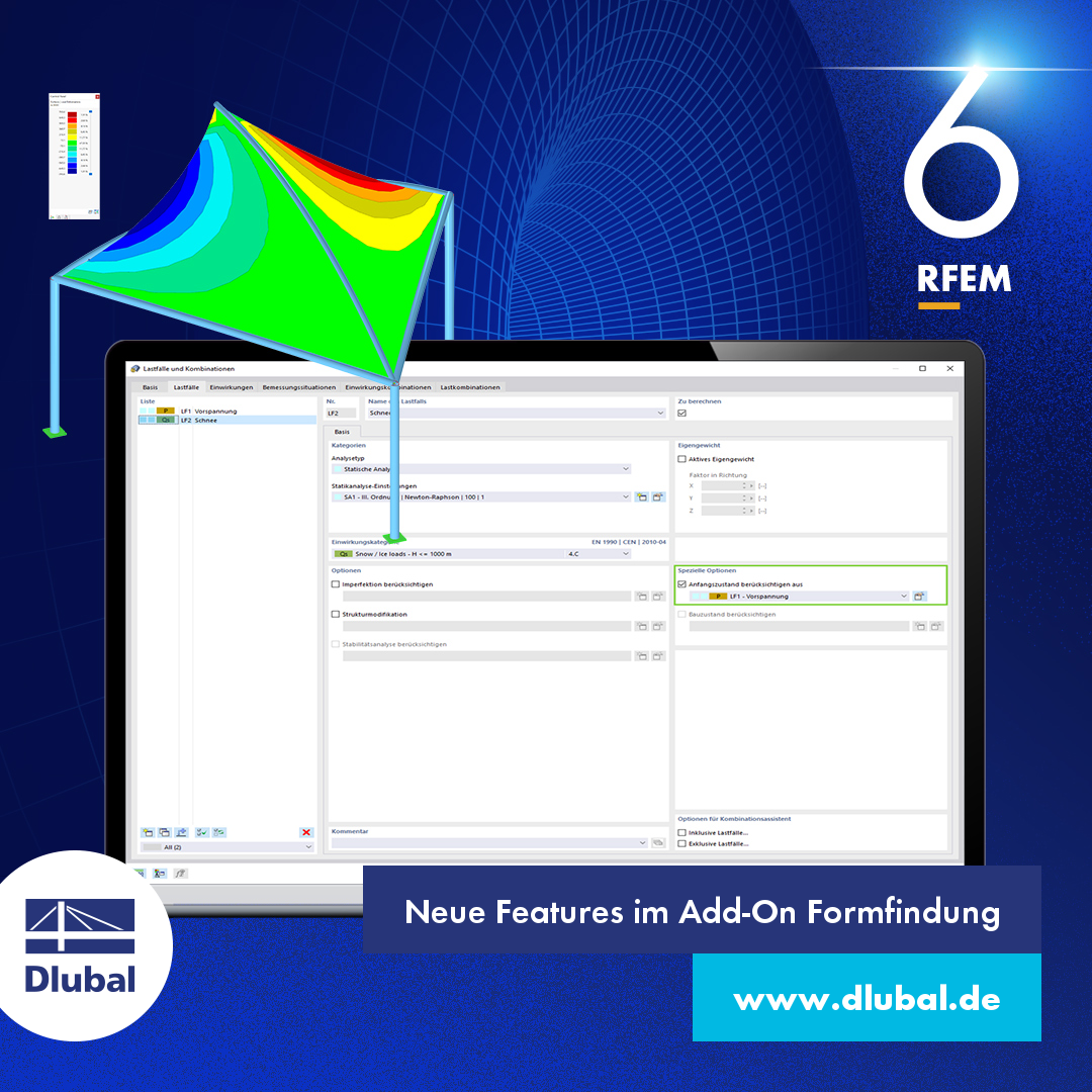 Neue Features im Add-On Formfindung