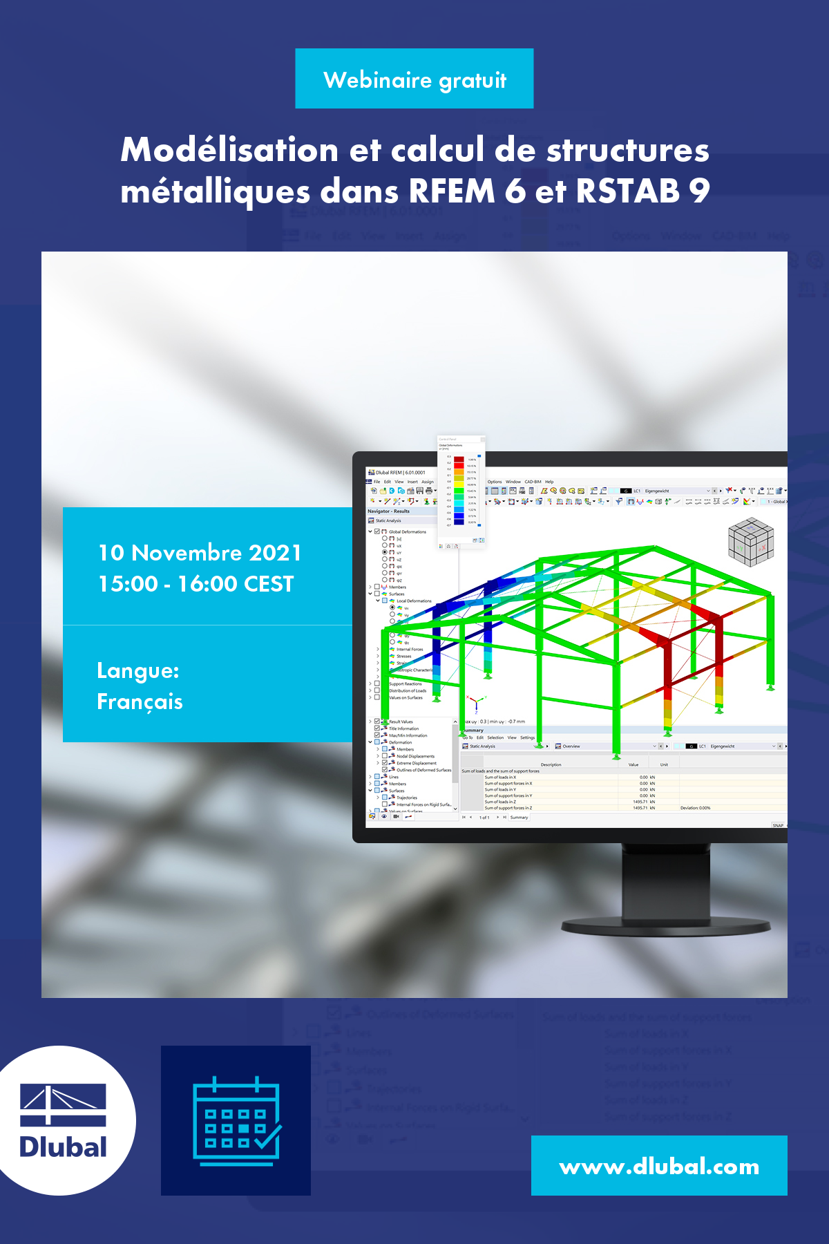 Modellierung und Bemessung von Stahlkonstruktionen in RFEM 6 und RSTAB 9