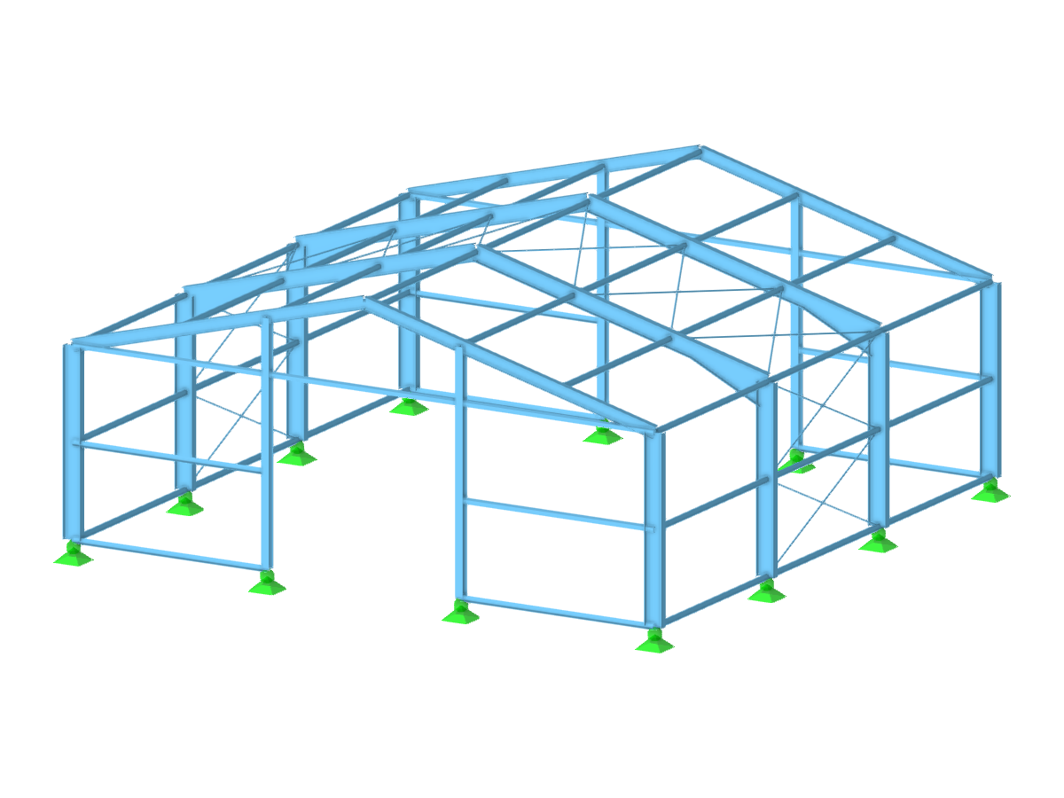 Stahlhalle aus Online-Kurs | 09