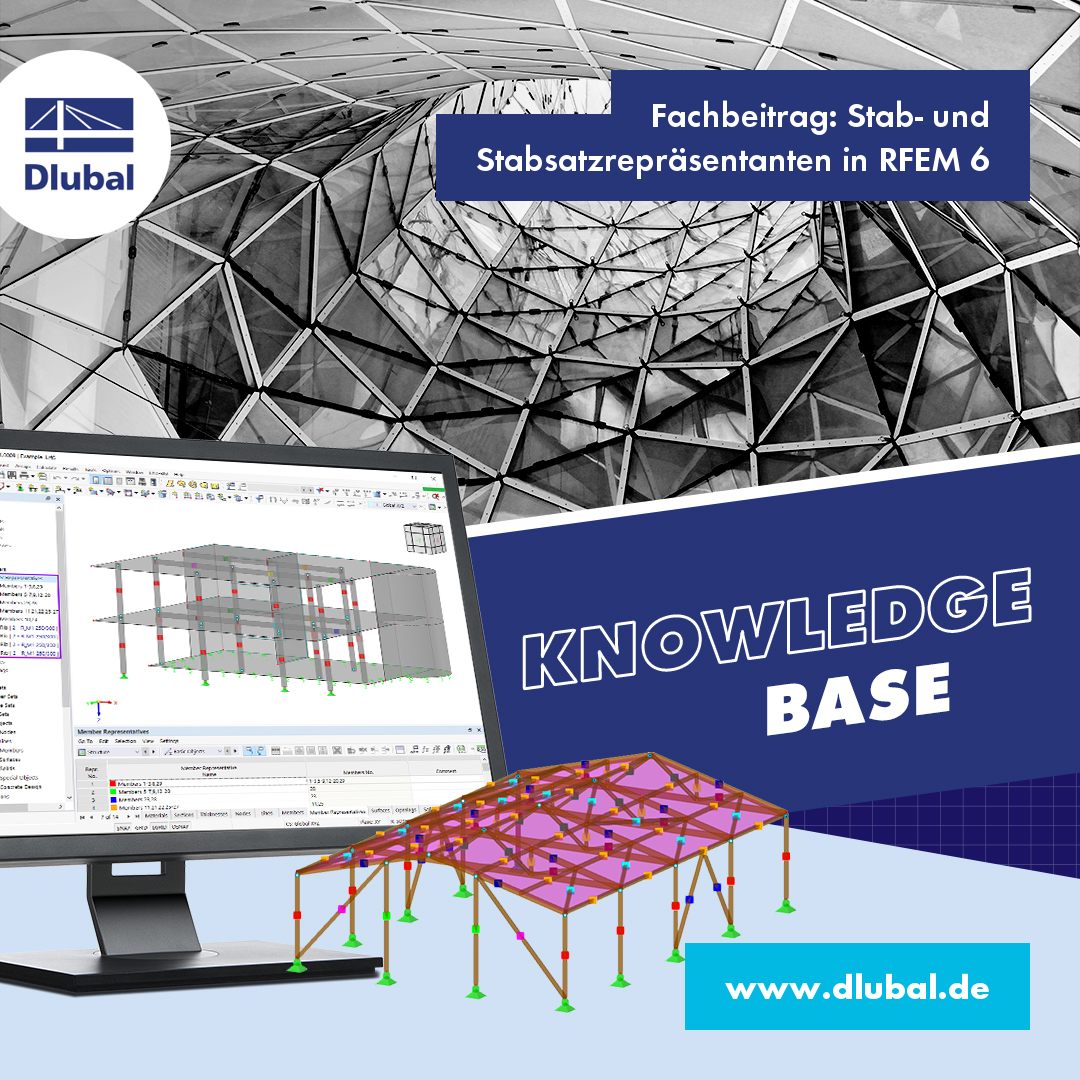 Fachbeitrag: Stab- und Stabsatzrepräsentanten in RFEM 6