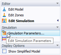 Simulationsparameter bearbeiten