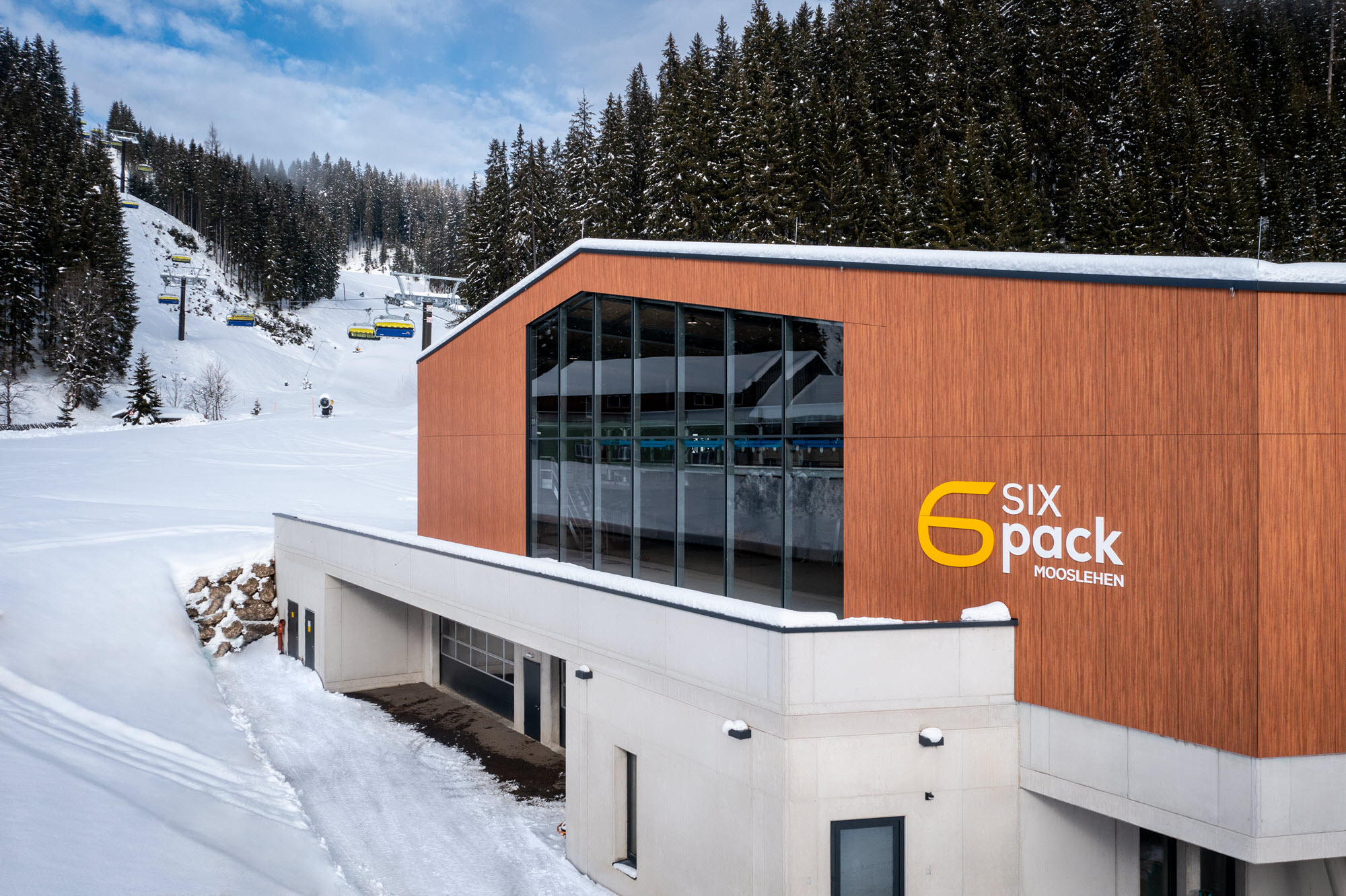 Liftstation sixpack Mooslehenbahn Filzmoos, Österreich (© m3-ZT GmbH)