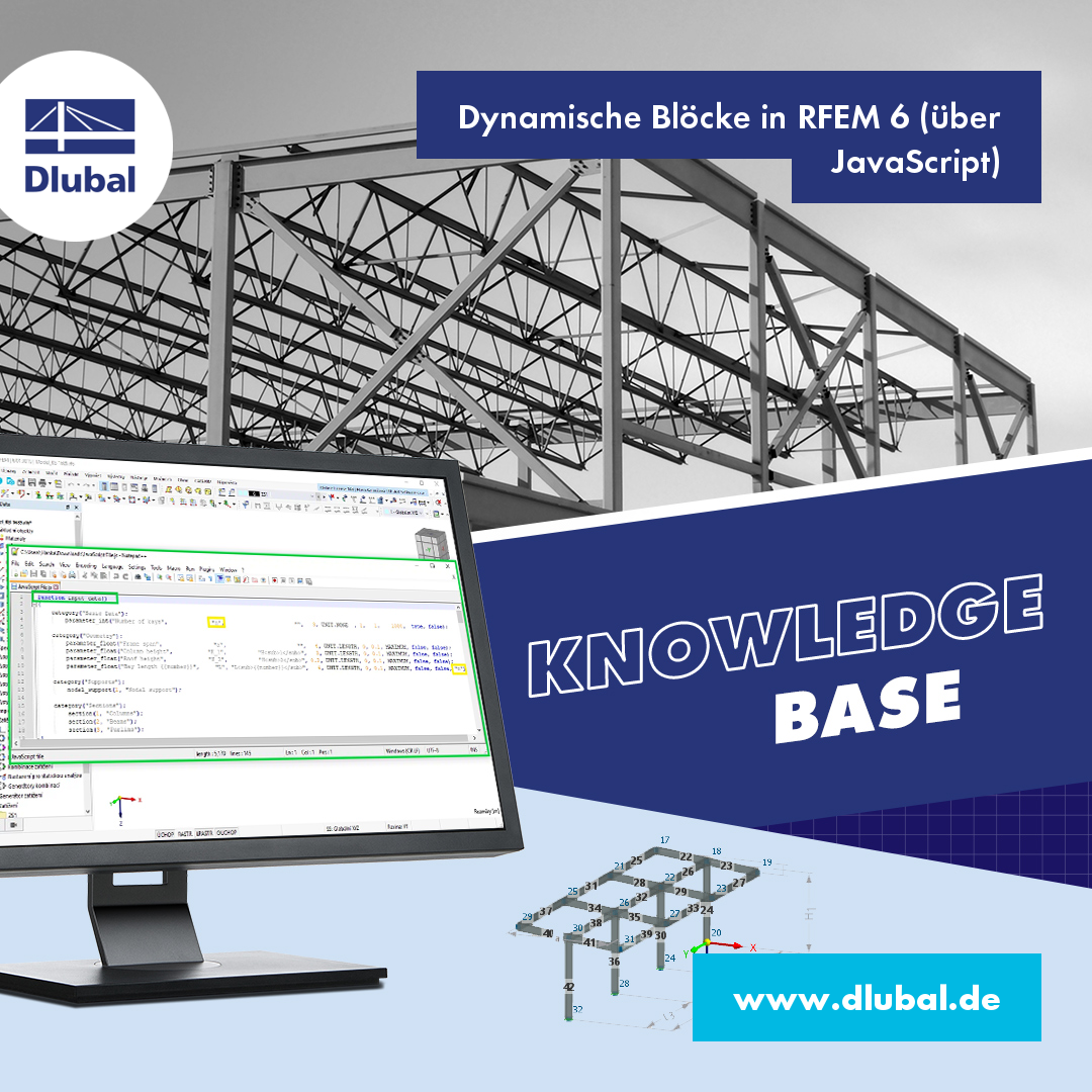 Dynamische Blöcke in RFEM 6 (über JavaScript)