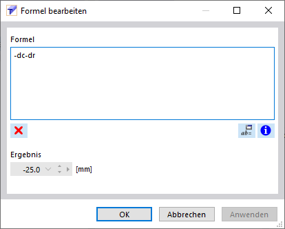 Dialog 'Formel bearbeiten'