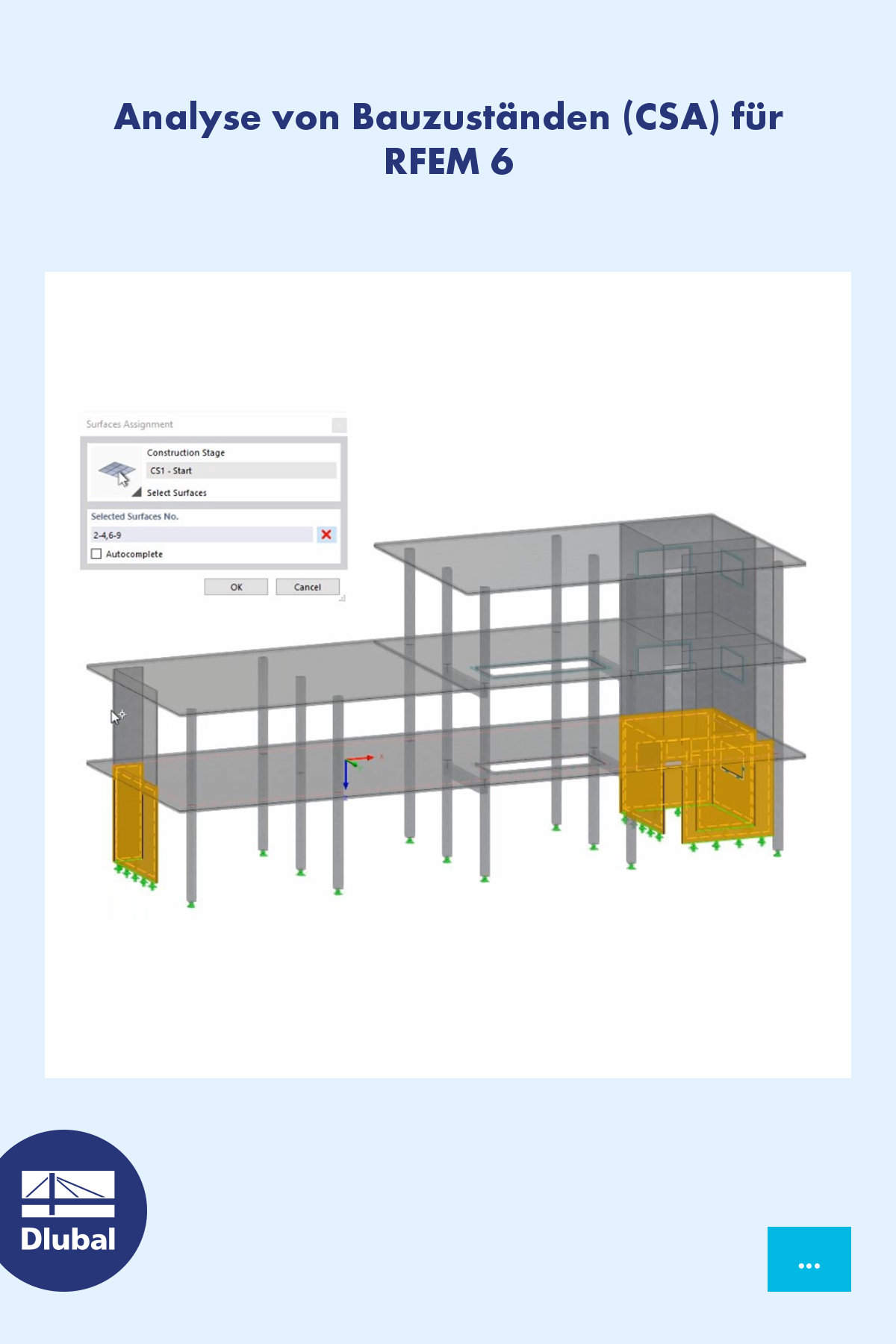 Analyse von Bauzuständen (CSA) für RFEM 6