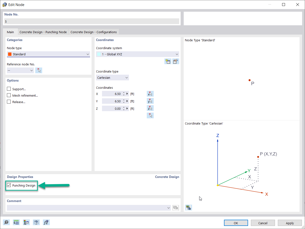 KB 001741 | Durchstanznachweis nach ACI 318-19 und CSA A23.3-19 in RFEM 6