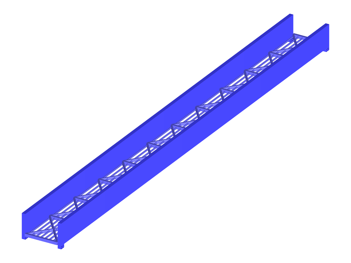 Modell 003457 | Fußgängerbrücke aus Holz über den Serio-Fluß