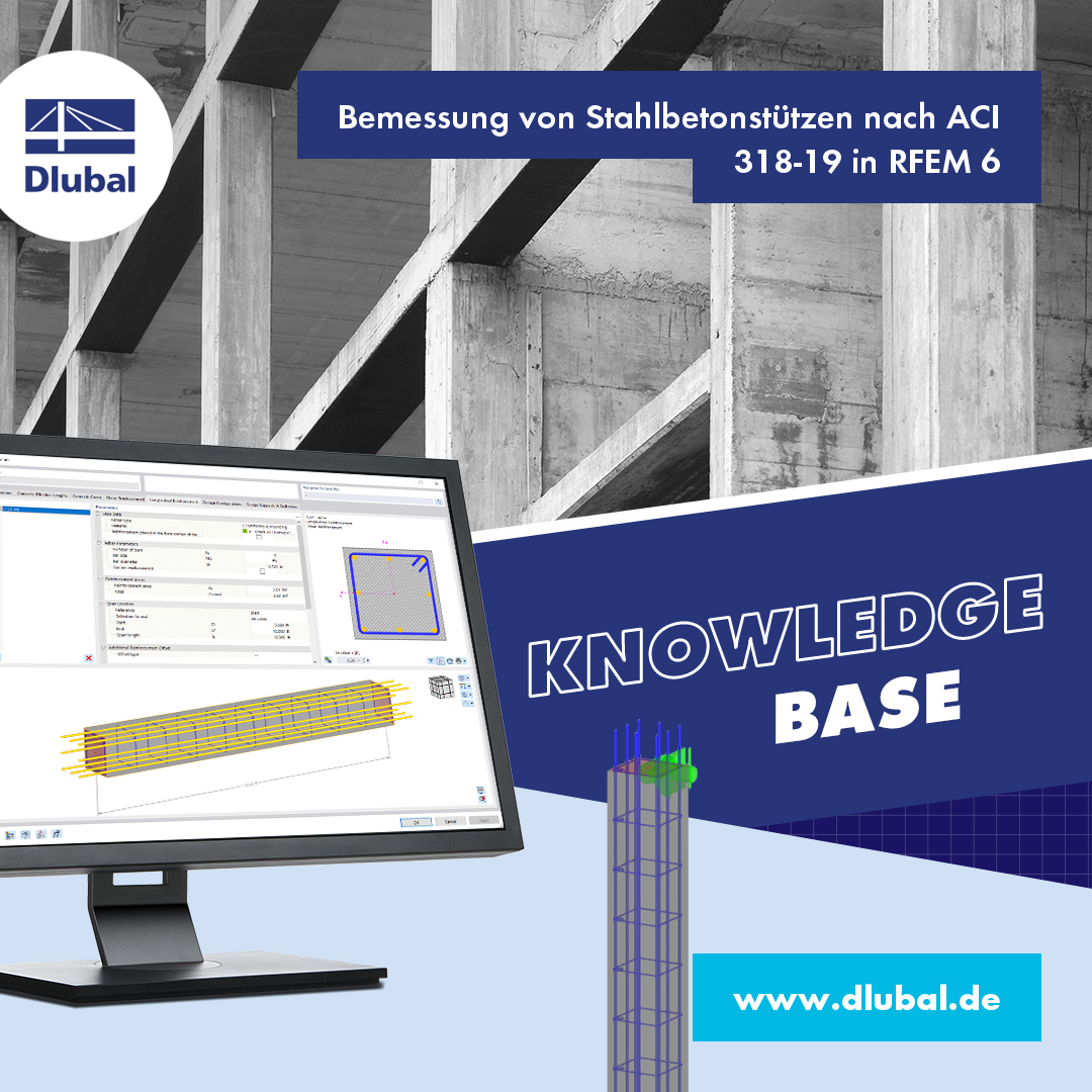 Bemessung von Stahlbetonstützen nach ACI 318-19 in RFEM 6