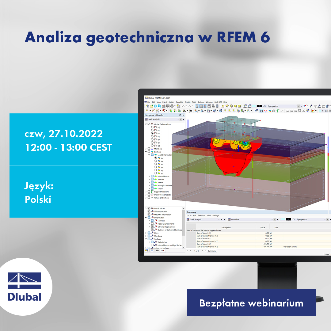 Geotechnische Analyse in RFEM 6