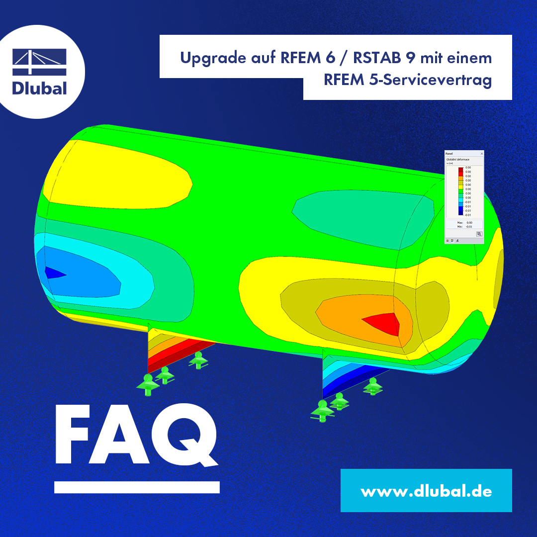 Upgrade auf RFEM 6 / RSTAB 9 mit einem RFEM 5-Servicevertrag