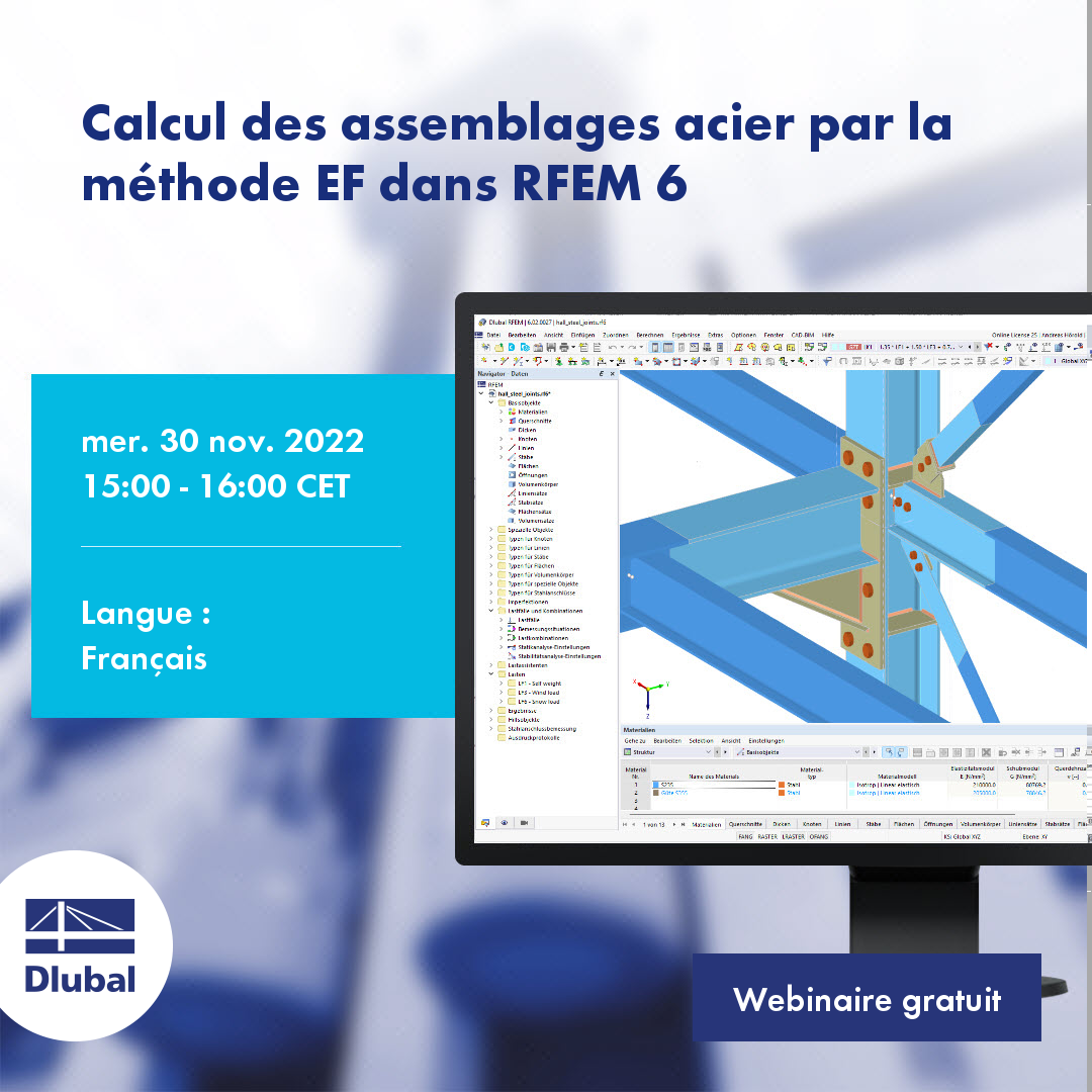 Bemessung von Stahlanschlüssen mittels FE-Methode in RFEM 6