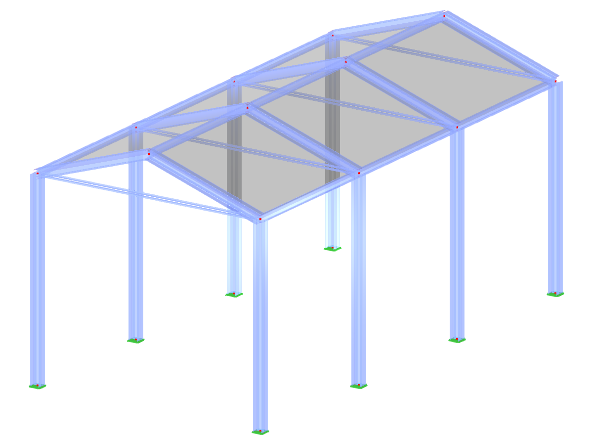 Modell-ID 1334 | 3D-Rahmen | Geskriptet | Beispiel