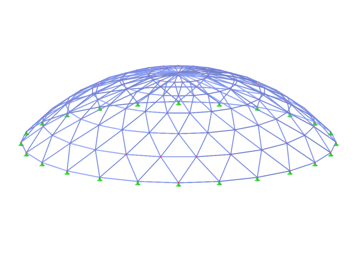 Modell ID 3625 | TSC007 | Fachwerksystem für kugelförmige Flächen