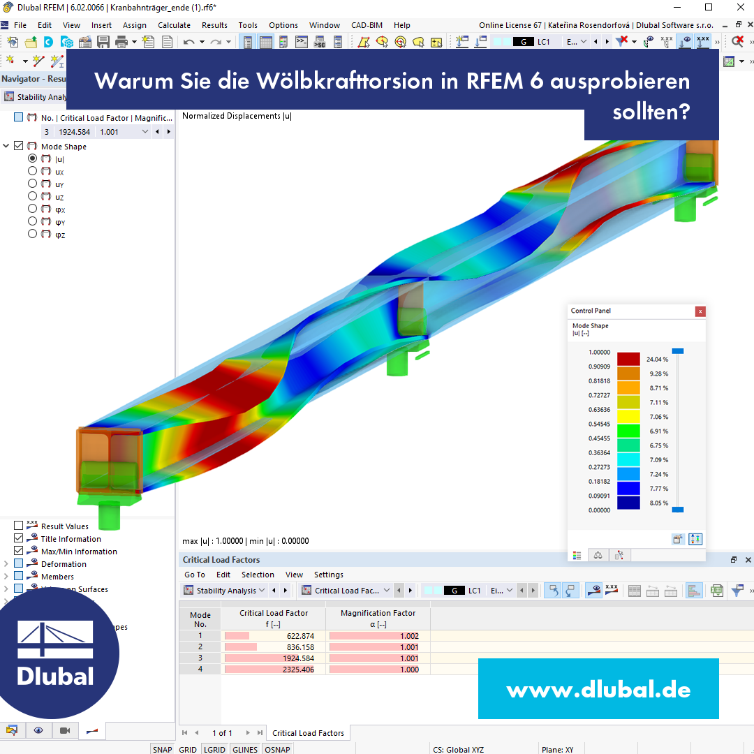 Warum Torsionsverzerrung in RFEM 6 ausprobieren?