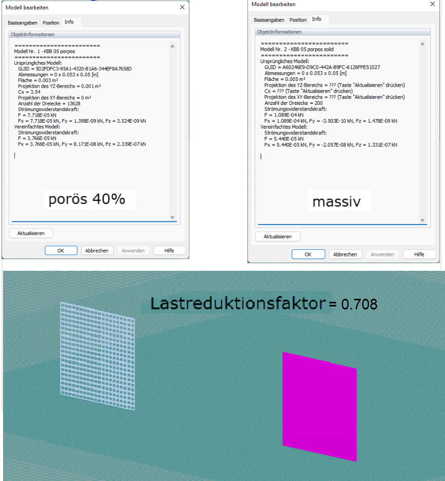 Berechnung des RWIND-Lastreduktionsfaktors