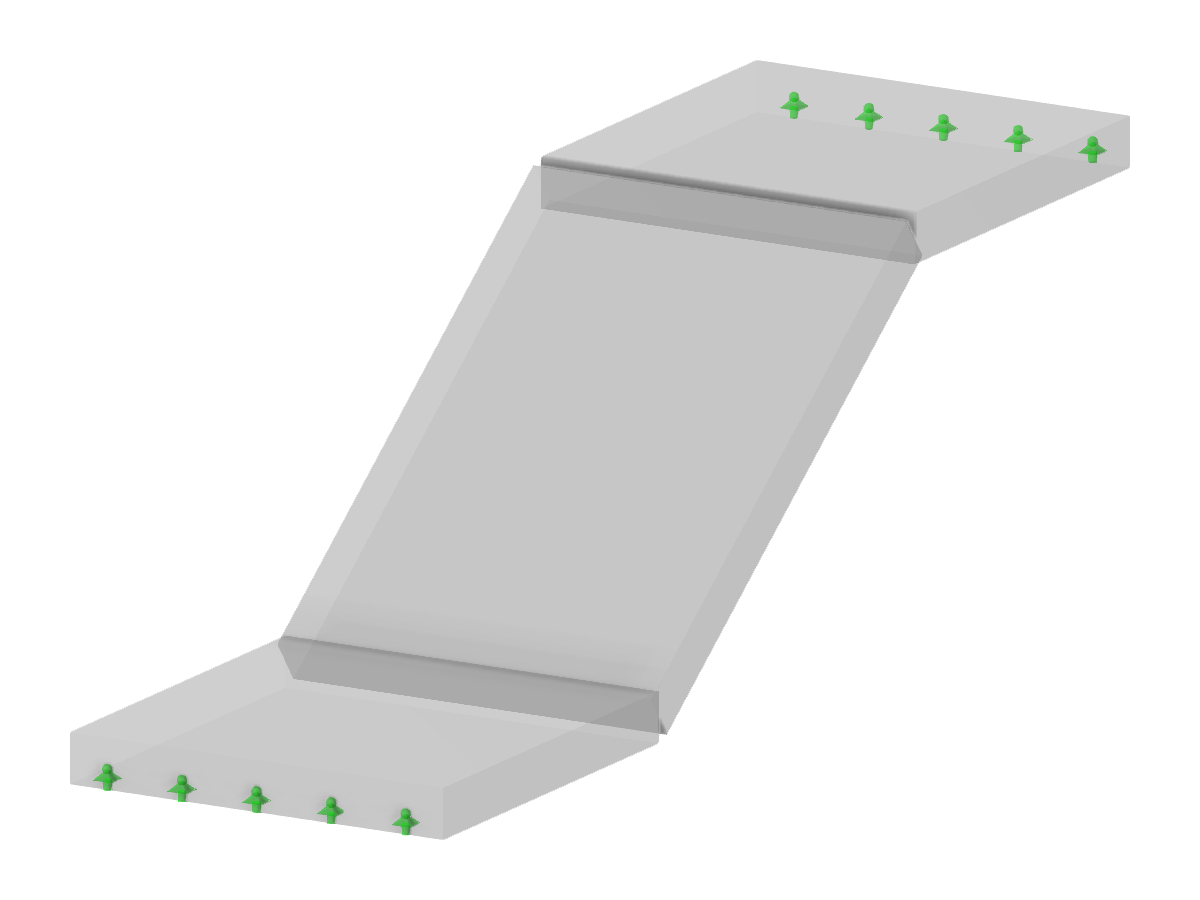 Modell 003873 | STC004 | Einläufige Treppe mit oberem und unterem Podest