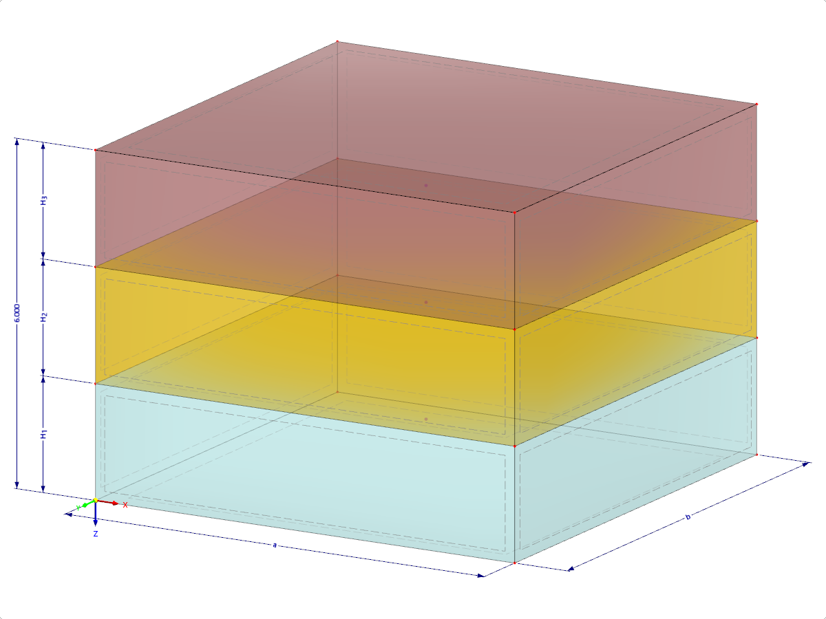 Modell 001829 | SLDL001 | Geschichtetes Basis-Volumenkörper mit Parametern