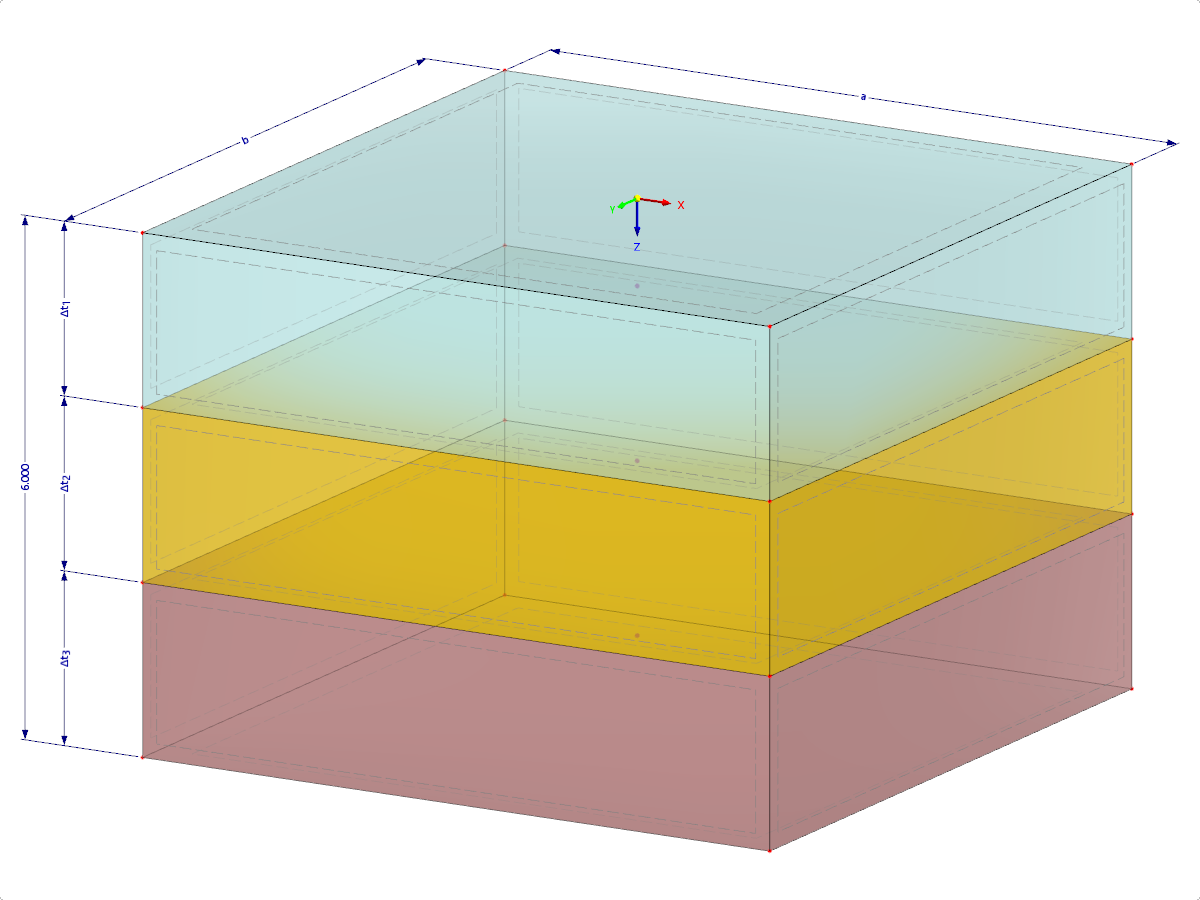 Modell 001901 | GEO001 | Geschichtetes Basis-Volumenkörper mit Parametern