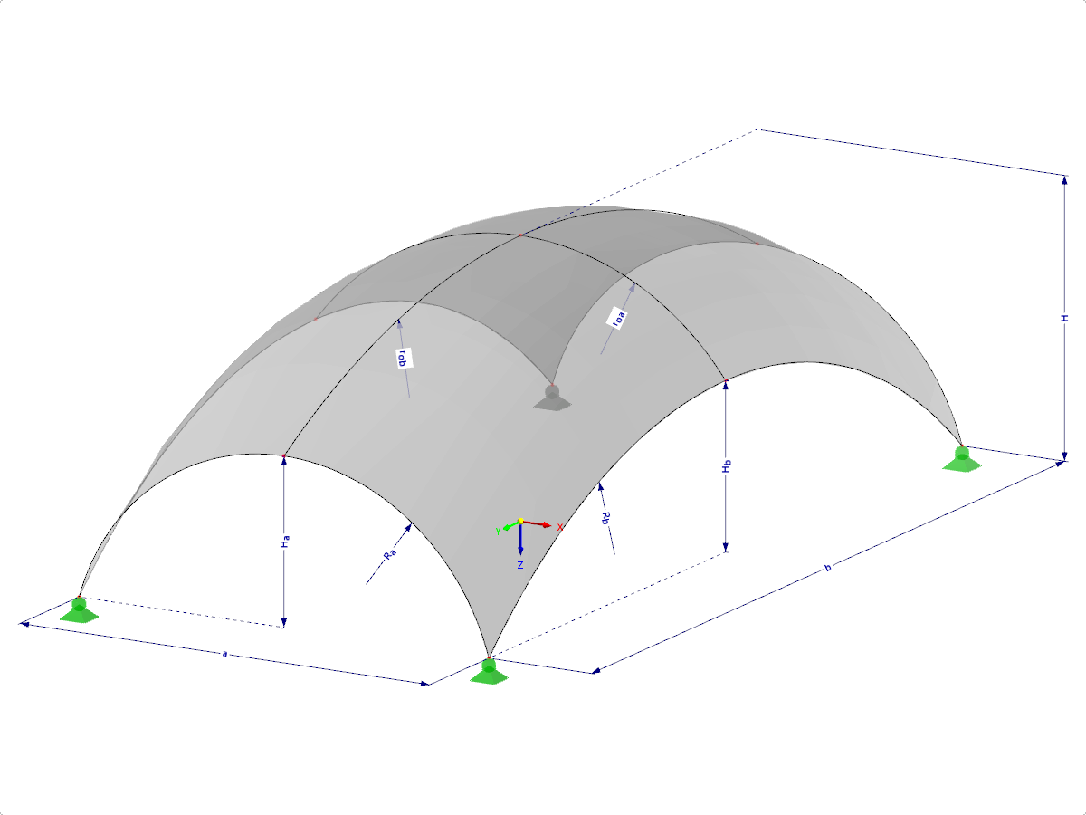 Modell 002080 | SHD011-c | Rotationsschalen mit Parametern