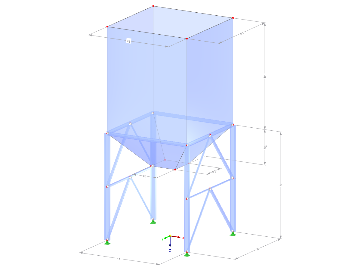 Modell 002498 | SIR005 | Silo mit Parametern