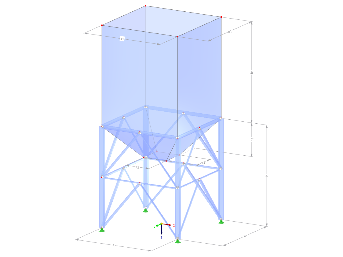 Modell 002510 | SIR006 | Silo mit Parametern