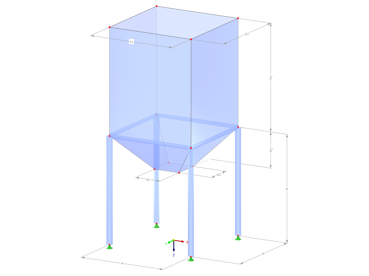 Modell 002511 | SIR001 | Silo mit Parametern