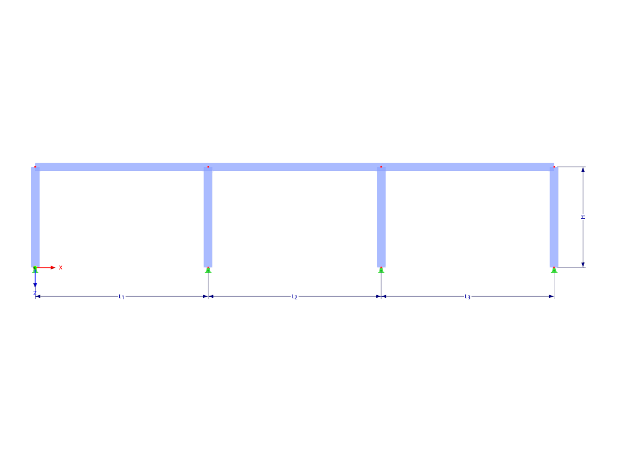 Modell 002954 | FMB001 | Mehrfeldrahmen mit Parametern