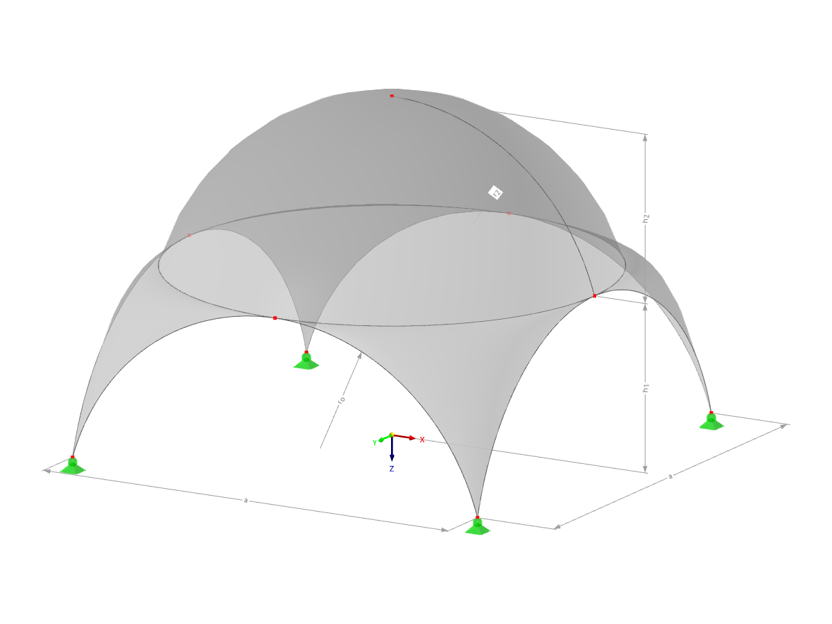 Modell 003102 | SHD020c-a | Rotationsschalen mit Parametern