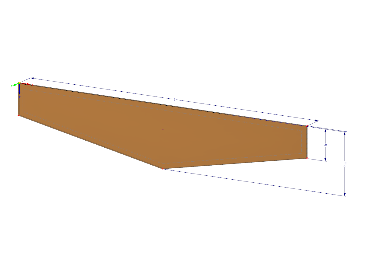 Modell 003137 | FBG002-b | Fischbauchträger mit Parametern