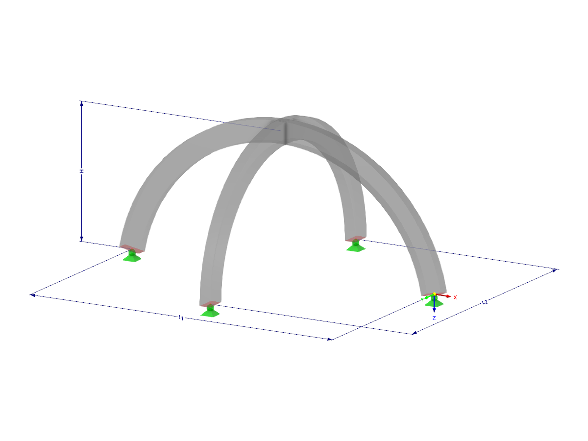 Modell 003208 | ARS001c | Bogenträger mit Parametern