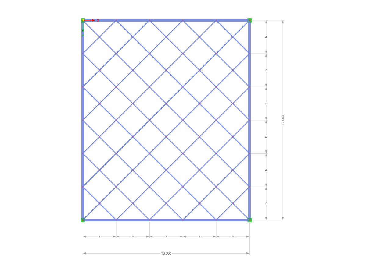 Modell 003253 | BG004 | Trägerrost mit Parametern