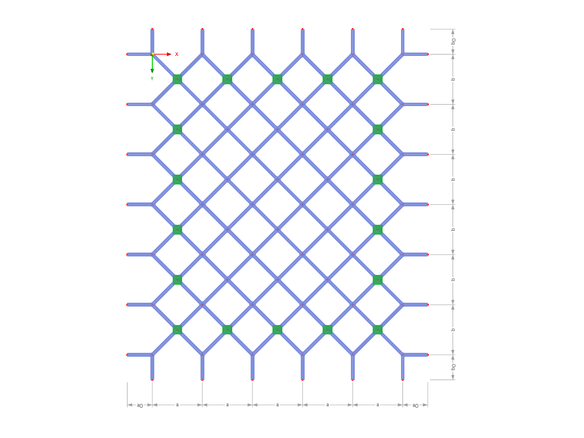 Modell 003257 | BG005 | Trägerrost mit Parametern