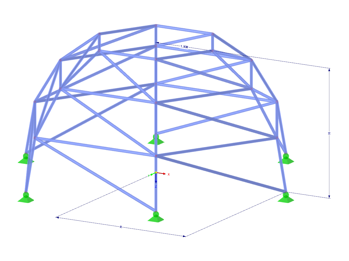 Modell 003368 | VLT001c-plg-a | Gewölbe mit Parametern