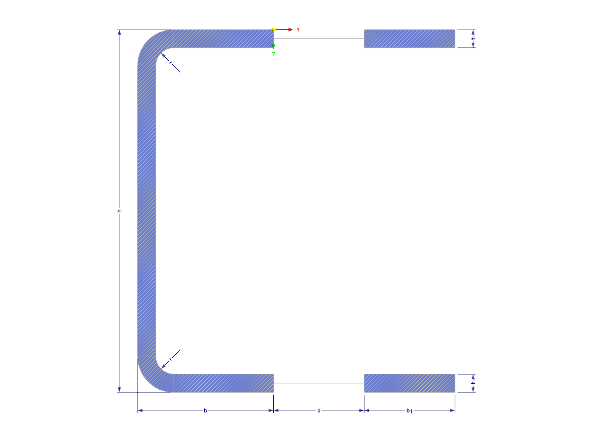 Modell 003715 | TW001 | Zusammengesetztes Profil mit Parametern