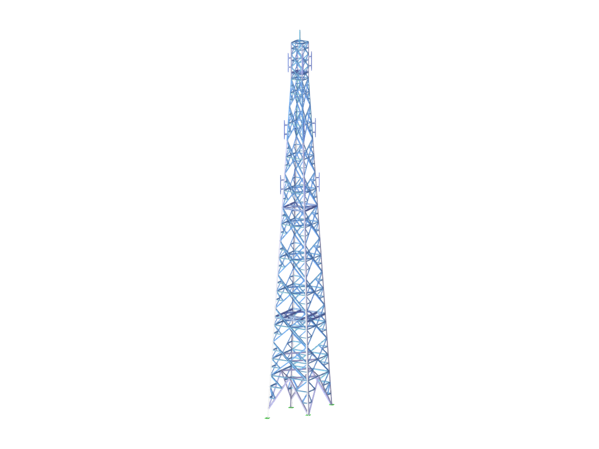 Modell 004066 | Telekommunikationsmast