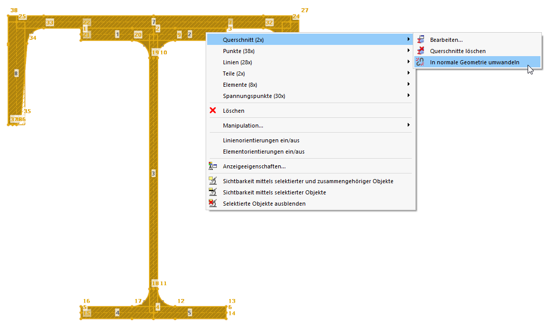 FAQ 005391 | Wann sind in RSECTION 1 Elemente miteinander verbunden und wie können diese miteinander verbunden werden?