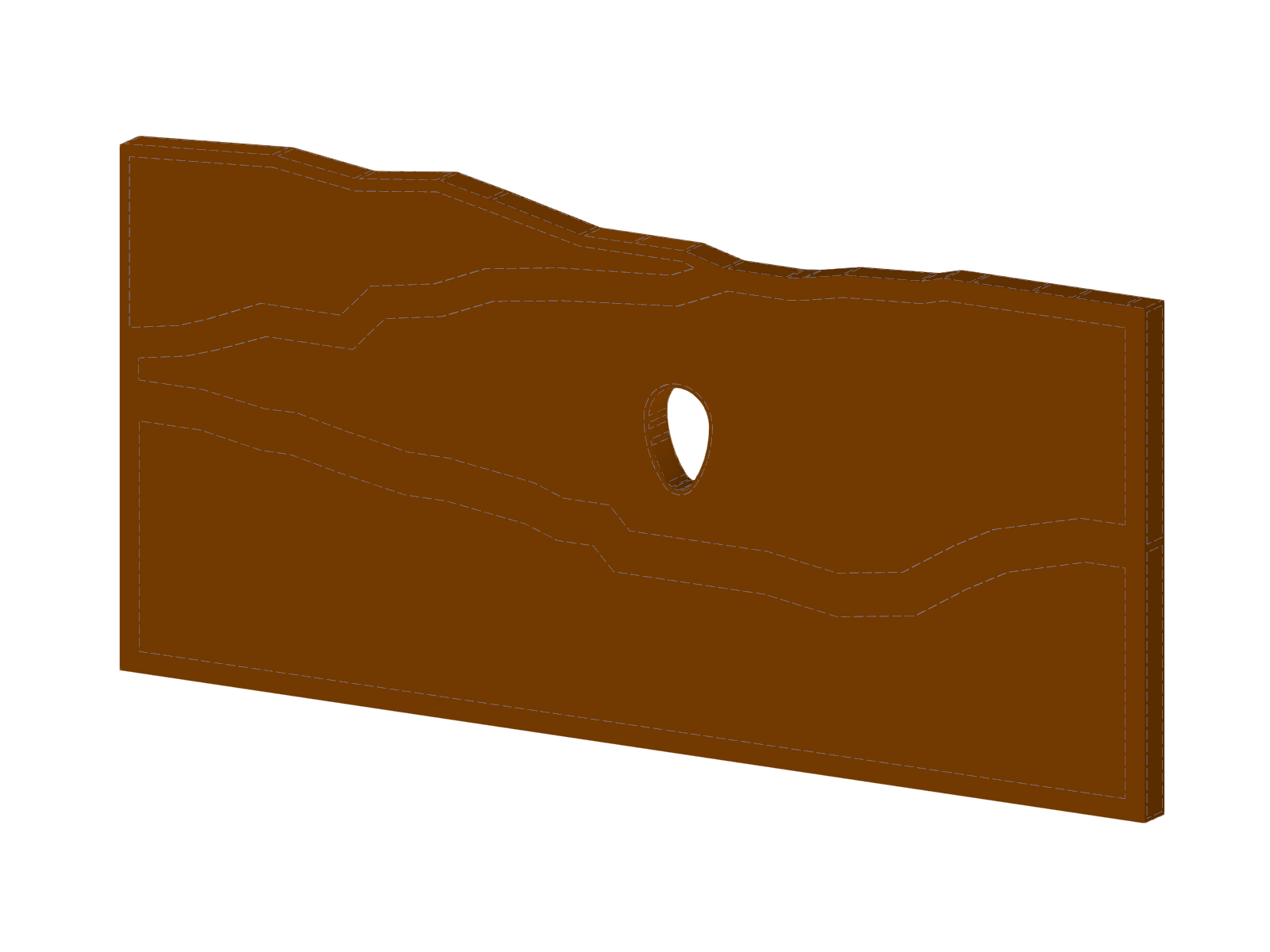 Model 004287 | Geologischer Schnitt mit Durchlass