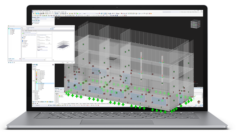 RFEM-Banner RFEM-Banner für Lösung für Bauphasen