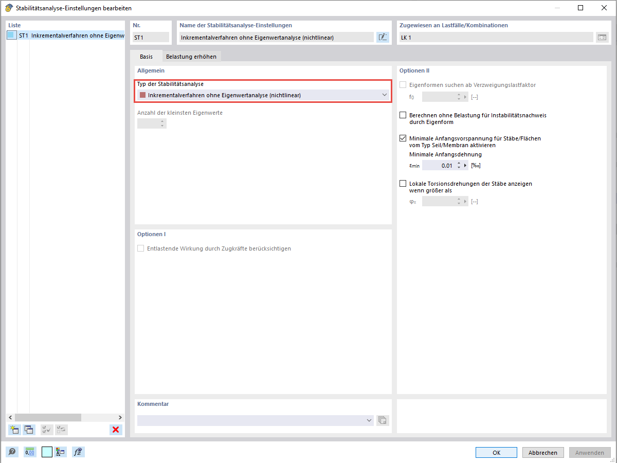 FAQ 005397 | Kann ich in RFEM 6 oder RSTAB 9 die Belastung stufenweise erhöhen?