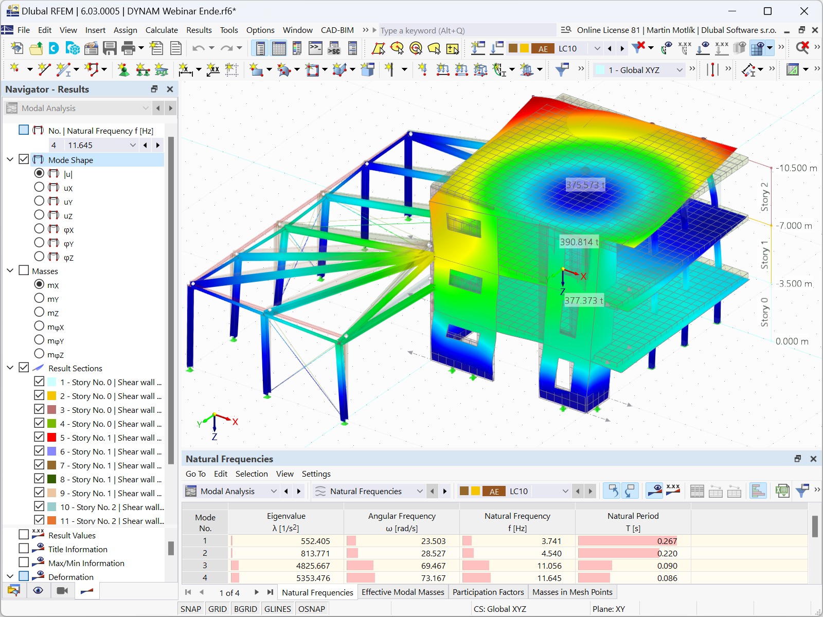 Modalanalyse für RFEM 6