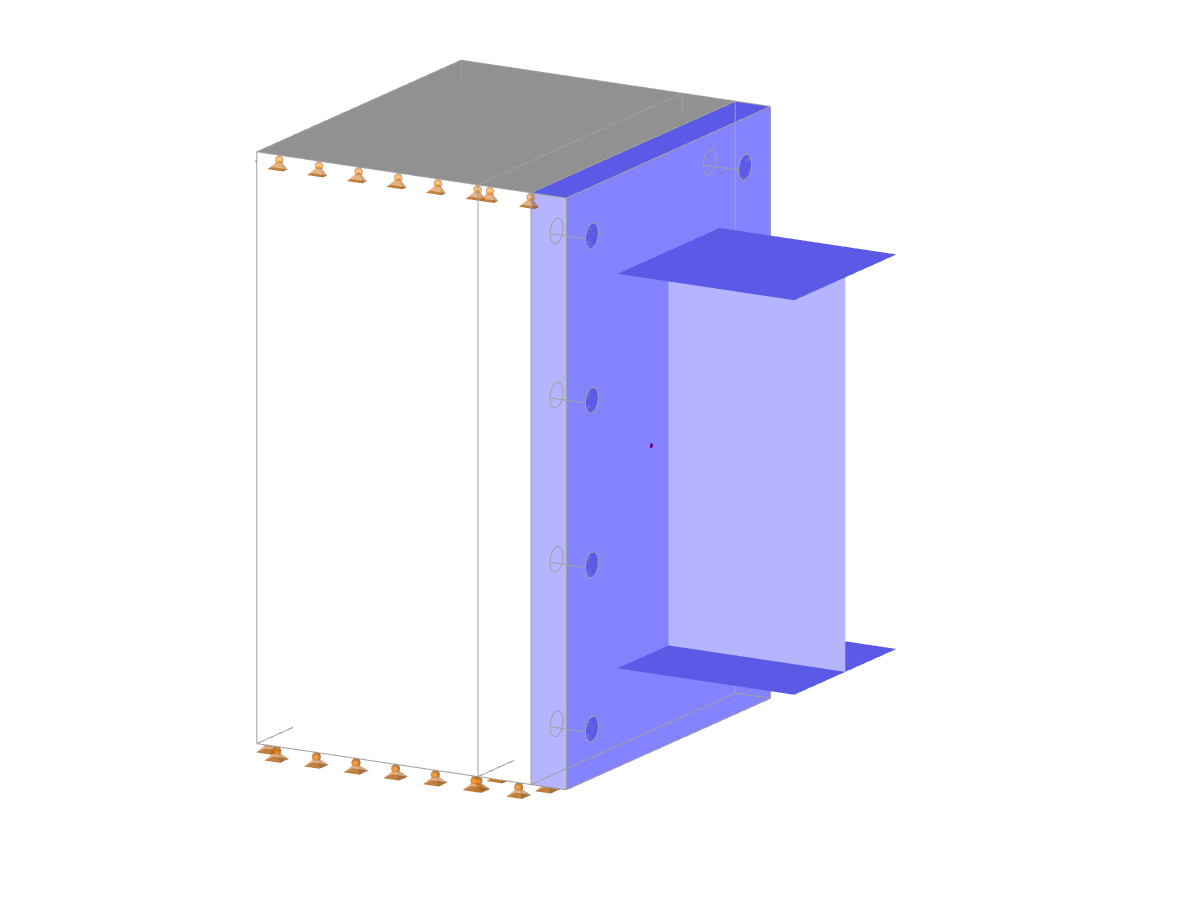 Modell 004561 | Ankerplatte für I-Profil-Träger