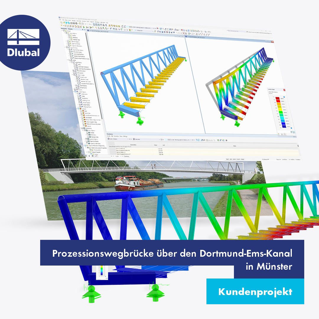 Prozessionswegbrücke über den Dortmund-Ems-Kanal in Münster