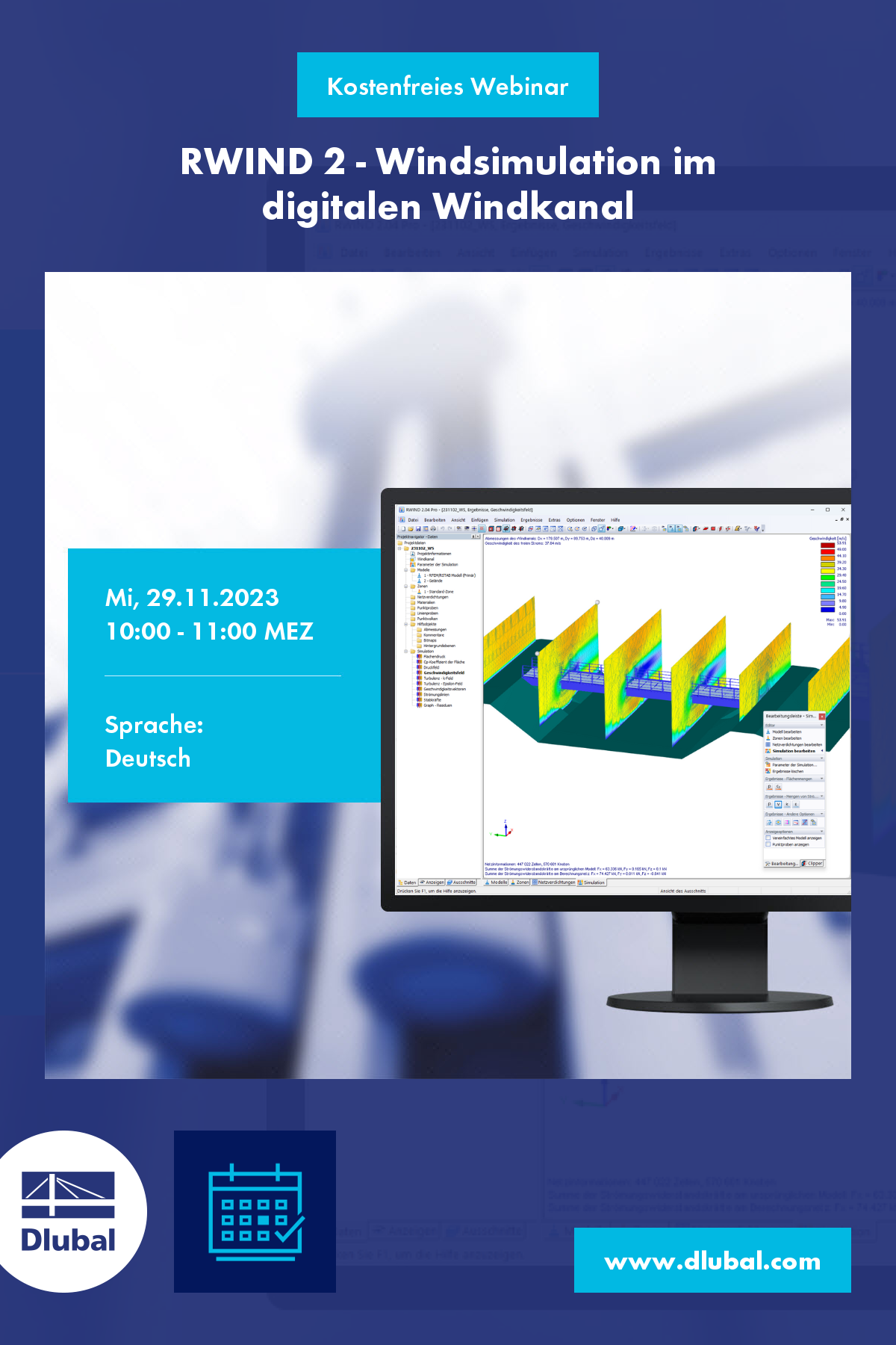 RWIND 2 - Windsimulation im digitalen Windkanal